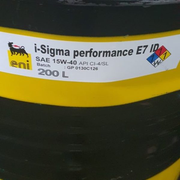 Eni i-Sigma Performance E7 ID 15W-40 API CI-4/CH-4/SL