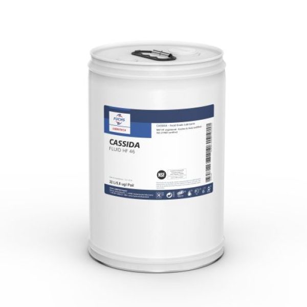 Fuchs Cassida Fluid HF 46, 22L/Pail, Food Grade Hydraulic Oil