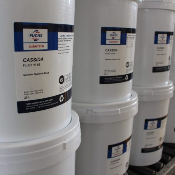 Fuchs Cassida Fluid HF 68, 22L/Pail, Food Grade Hydraulic Oil