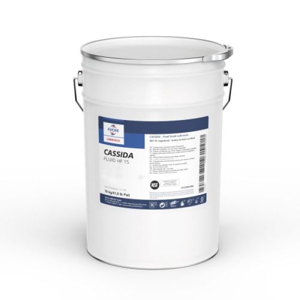 Fuchs Cassida Fluid HFS 15, 22L/Pail, Food Grade Hydraulic Oil