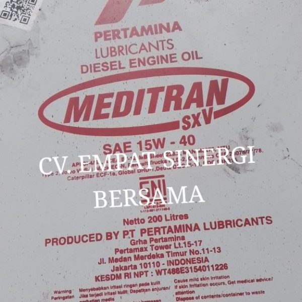 Pertamina Meditran SXV 15W-40, Drum/200 Lt