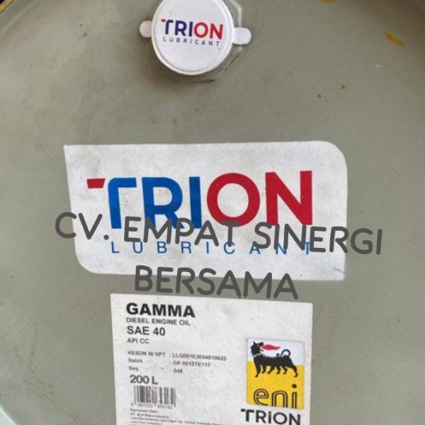 Oli Mesin TRION Gamma Diesel Sae 40 API CC, Drum/200 Lt