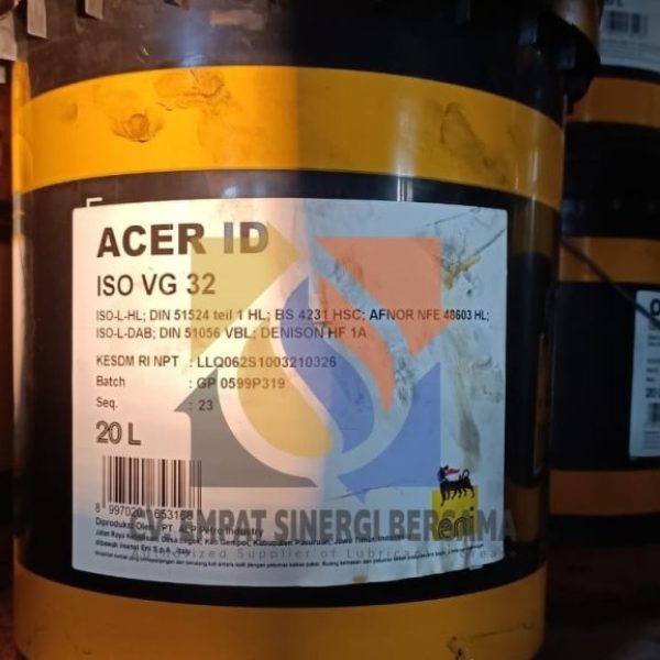 Eni Acer ID 32, Circulating Oil / Air Compressor Oil, Pail 20 Lt