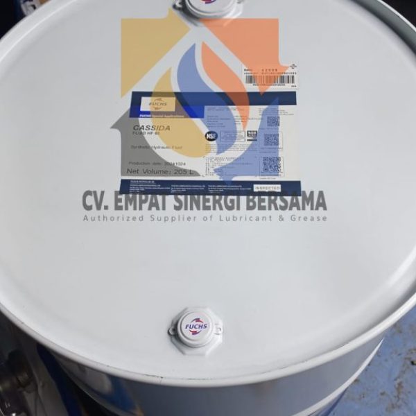 Fuchs Cassida Fluid HF 68, 205 Lt/Drum, Food Grade Hydraulic Oil